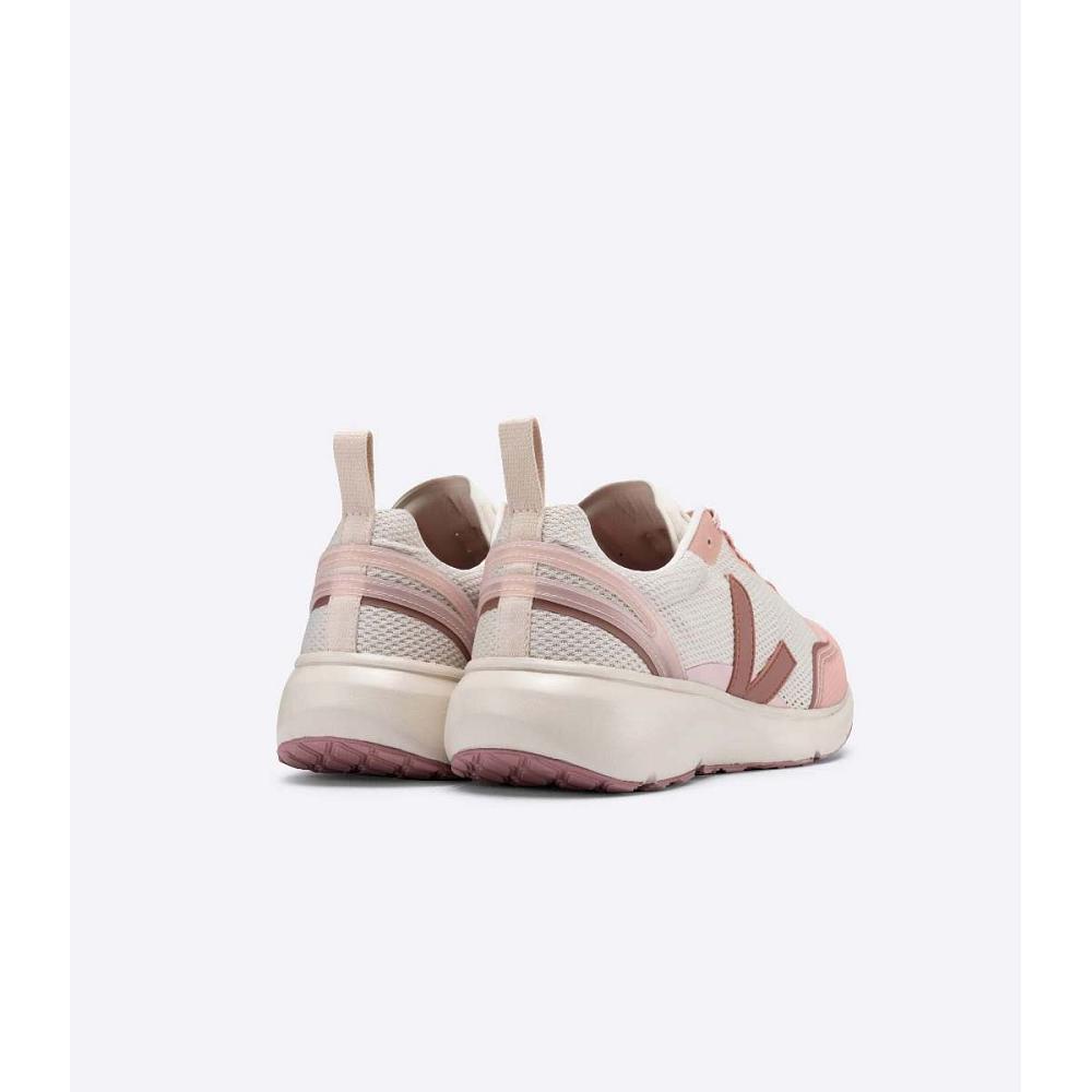 Veja CONDOR 2 ALVEOMESH Cipő Női Beige/Pink | HU 497PJJ